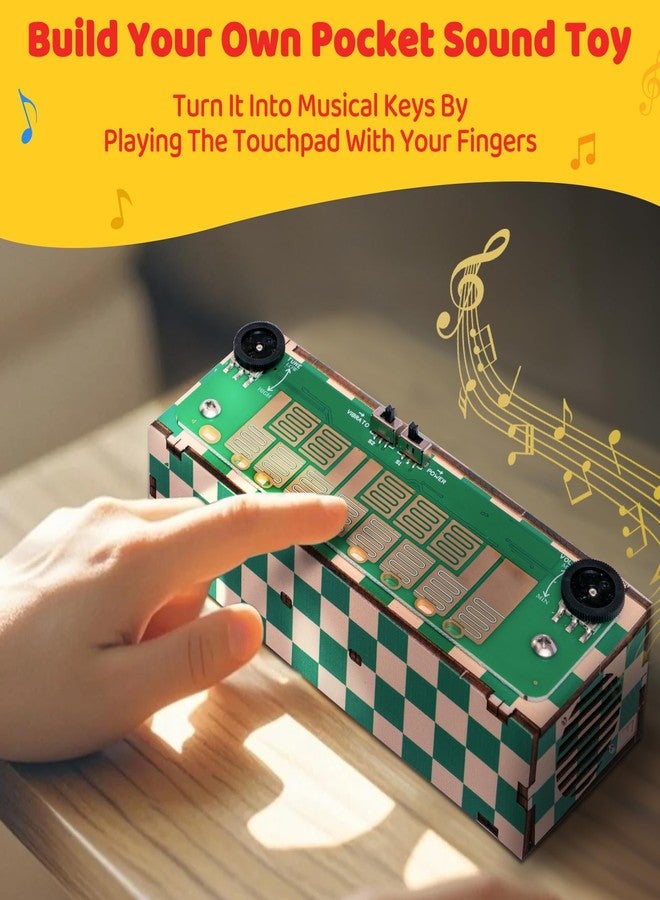 SCAEMO Build Your Own Musical Instrument | Play Melodies Sound Effects | STEM Activities Project Toys for Ages 8-13 | Music Gifts for Teen Boys & Girls & Friends | Fun Toys for Beginner Musicians Youth - Image 2